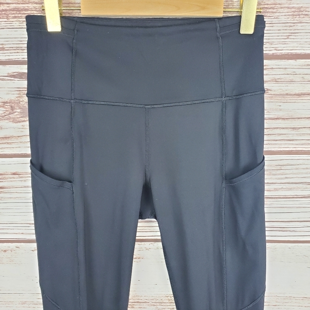 Lululemon Womens Size 4 Black Fast & Free 7/8 Tight II Nulux 25" Leggings - Picture 2 of 12